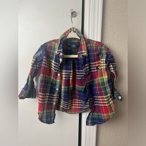 Ralph Lauren Plaid Button Down 12M